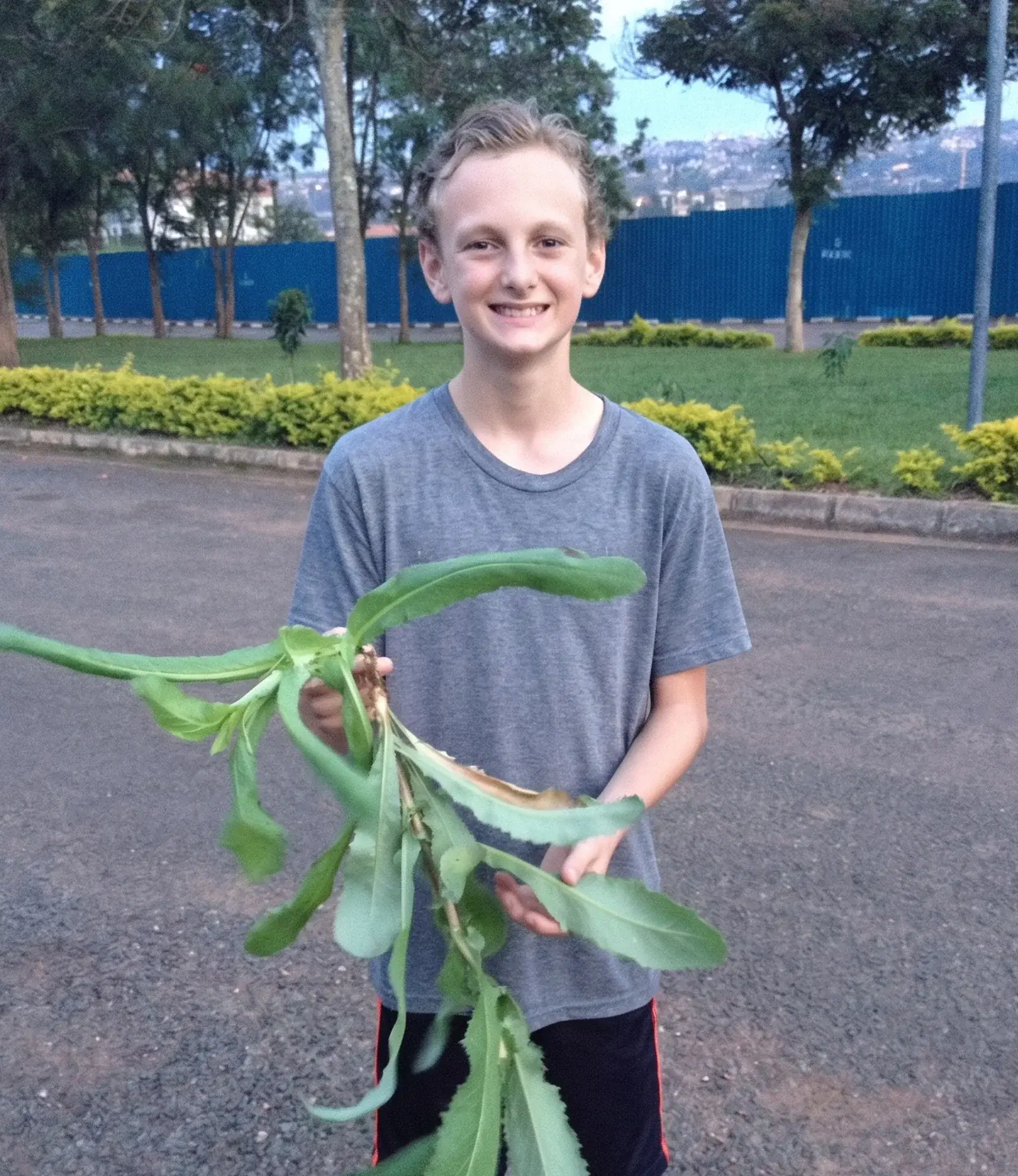 Aiden as a teenager in Rwanda